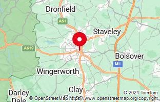 Map of Chesterfield